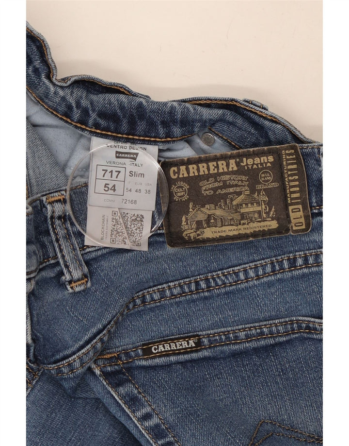 CARRERA Masculino 717 Slim Jeans W38 L30 Azul Algodão