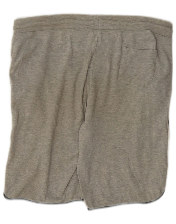 Fila Womens Graphic Sport Shorts UK 14 Grande Algodão Cinza