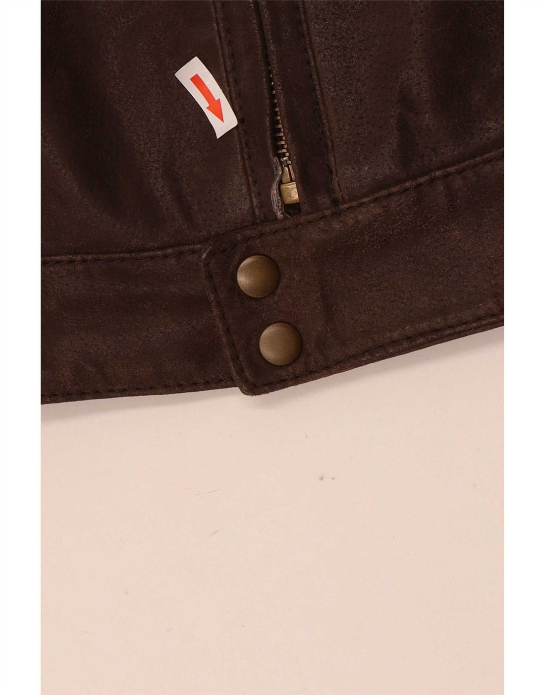 Conbipel Mens Leather Jacket IT 52 Large Brown