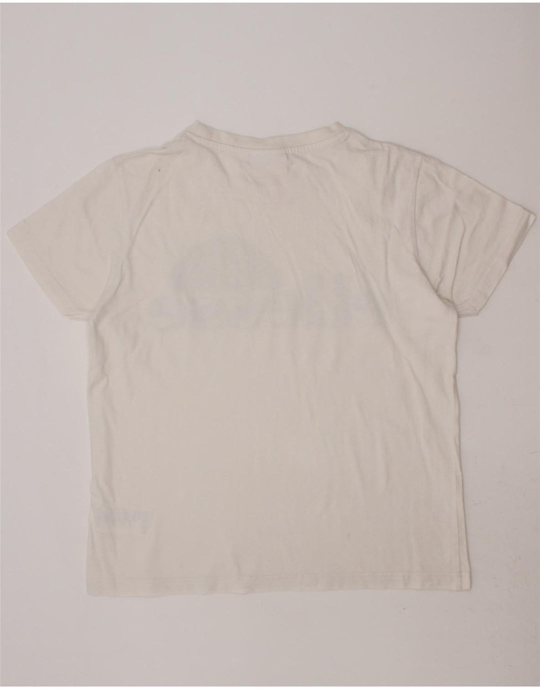ELLESSE Boys Heritage Graphic T-Shirt Top 9-10 Years White Cotton Vintage Ellesse and Second-Hand Ellesse from Messina Hembry 