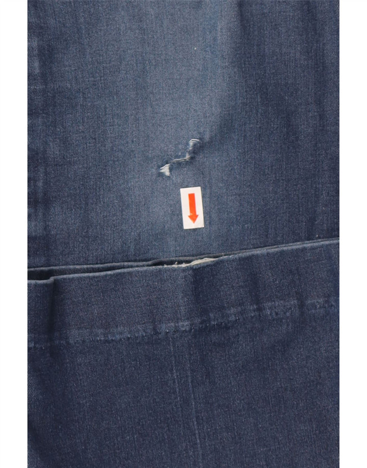 LEE Womens Platinum Label Straight Jeans US 6 Médio W30 L30 Azul Algodão