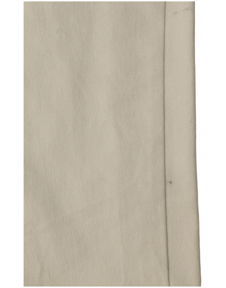 Calça feminina casual skinny ZARA média W28 L28 branco