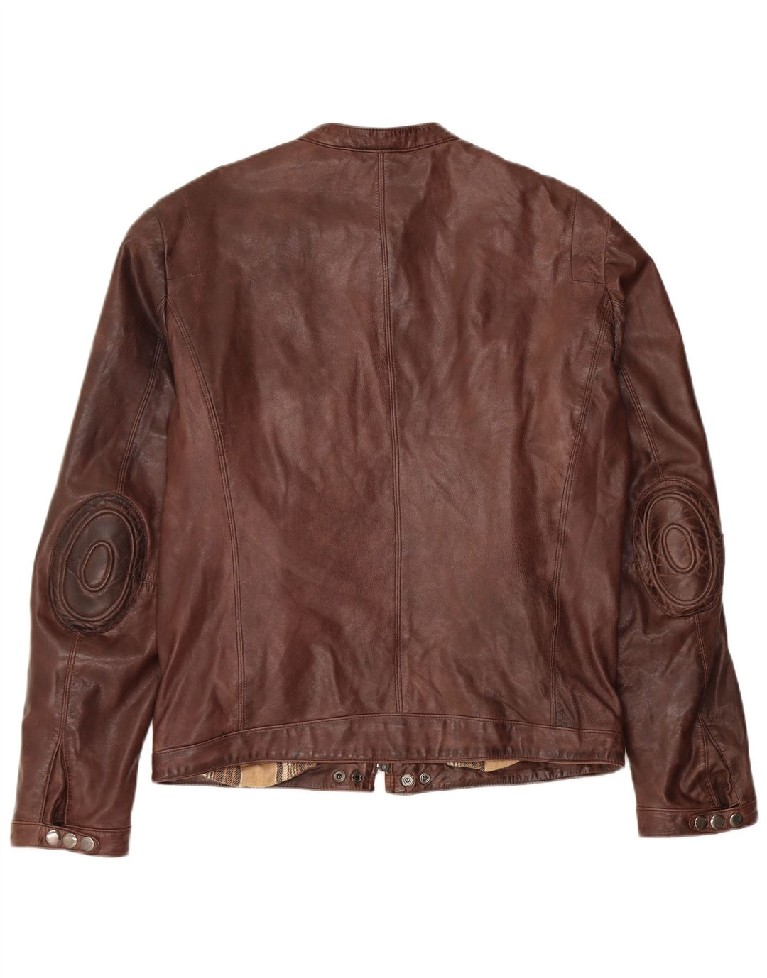 Jaqueta Zen feminina de couro Racer IT 52 2XL couro marrom