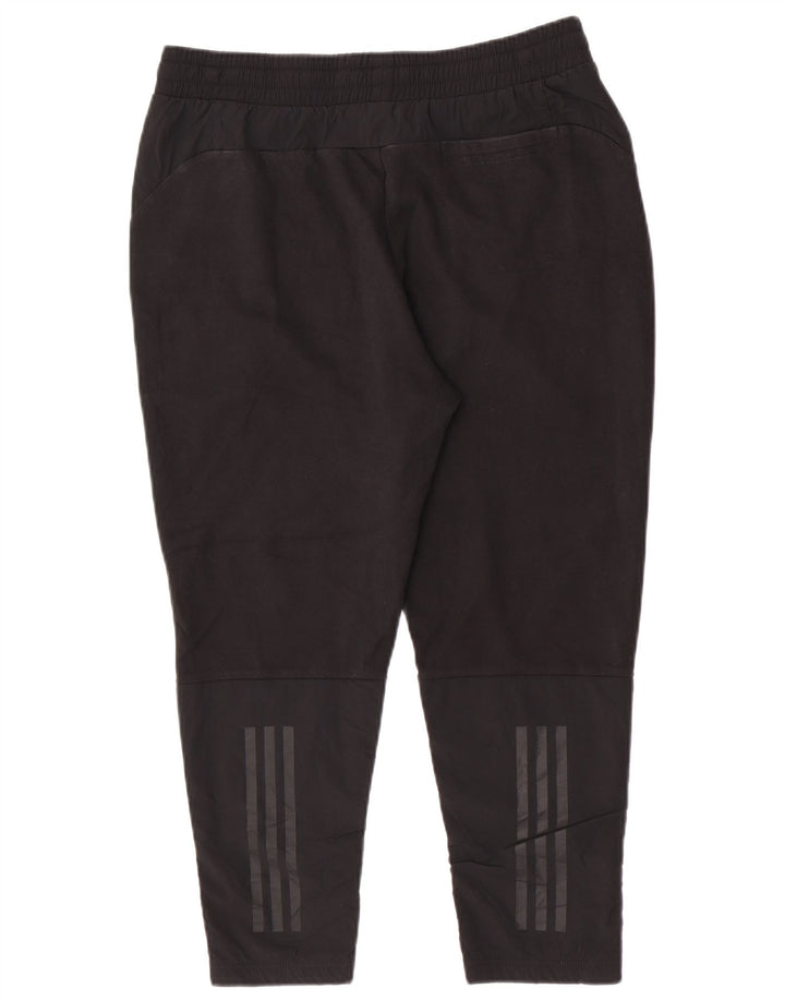 Calça de treino feminina Adidas UK 12/14 médio preto algodão