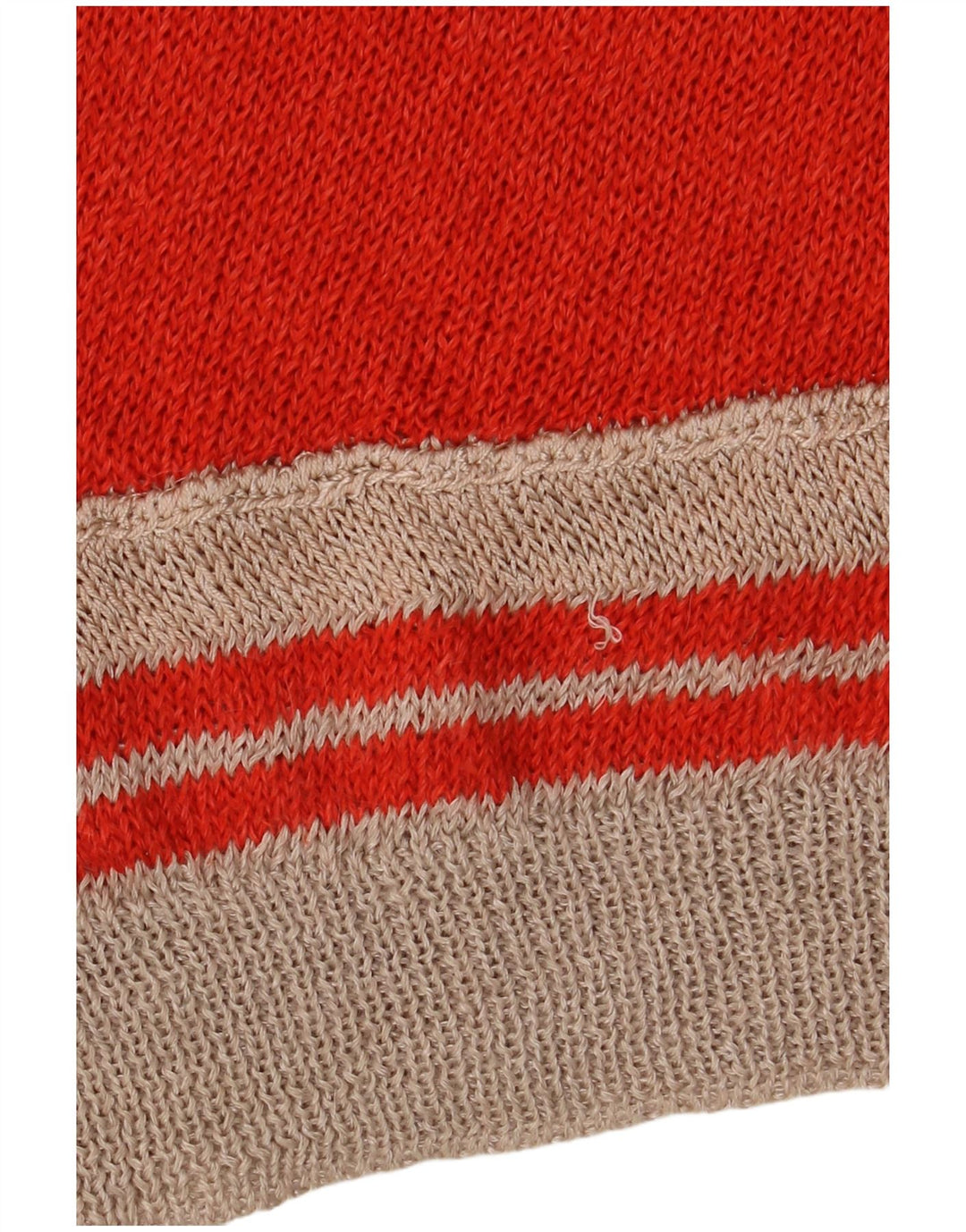Suéter feminino vintage cropped com gola canoa IT 44 vermelho médio