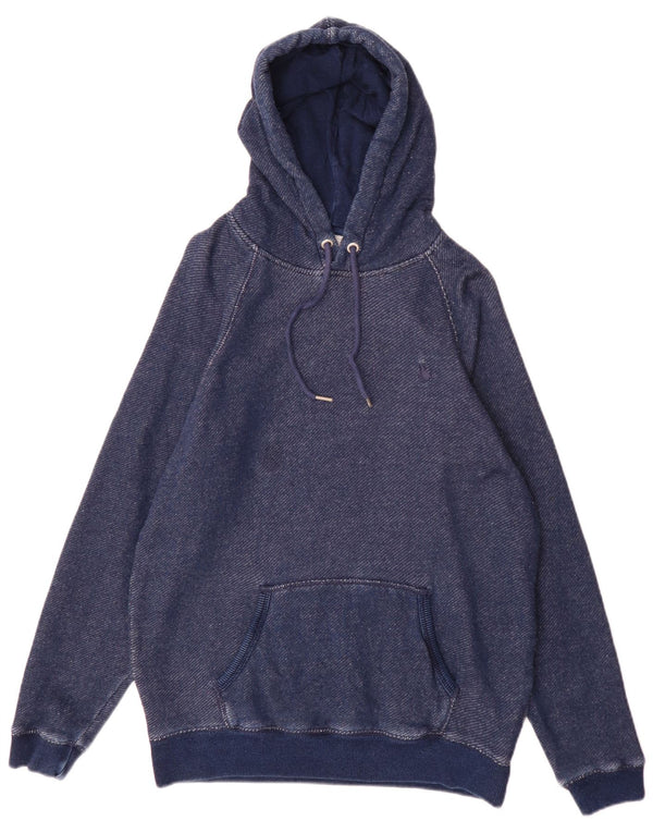 Jack Wills moletom com capuz masculino XS azul marinho algodão