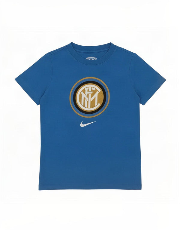 Camiseta Nike Boys Inter Milan Graphic Top 8-9 Anos Pequeno Azul