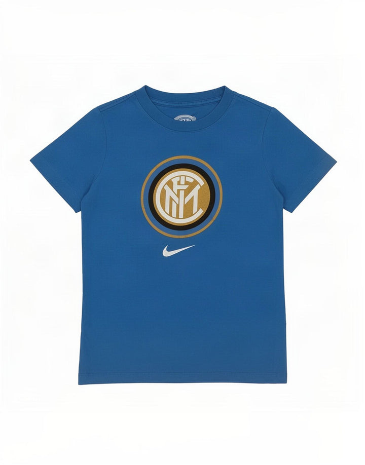 Camiseta Nike Boys Inter Milan Graphic Top 8-9 Anos Pequeno Azul
