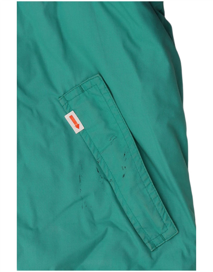 Jaqueta acolchoada com capuz gráfico Fila Boys 9-10 anos verde colorblock