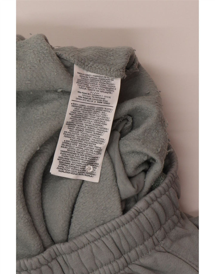 Calça de treino masculina Nike joggers cinza médio algodão