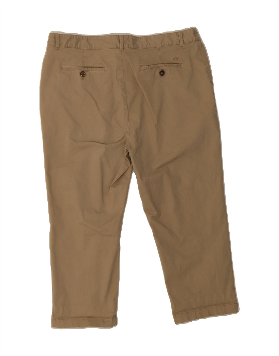 DOCKERS Womens Slim Capri Trousers US 12 Large W36 L22 Beige Cotton Vintage Dockers and Second-Hand Dockers from Messina Hembry 
