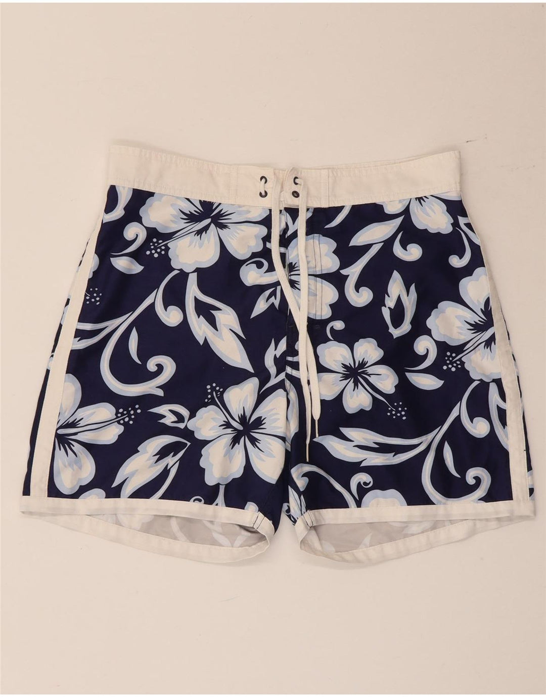Shorts de natação masculino Sundek médio azul marinho floral poliéster