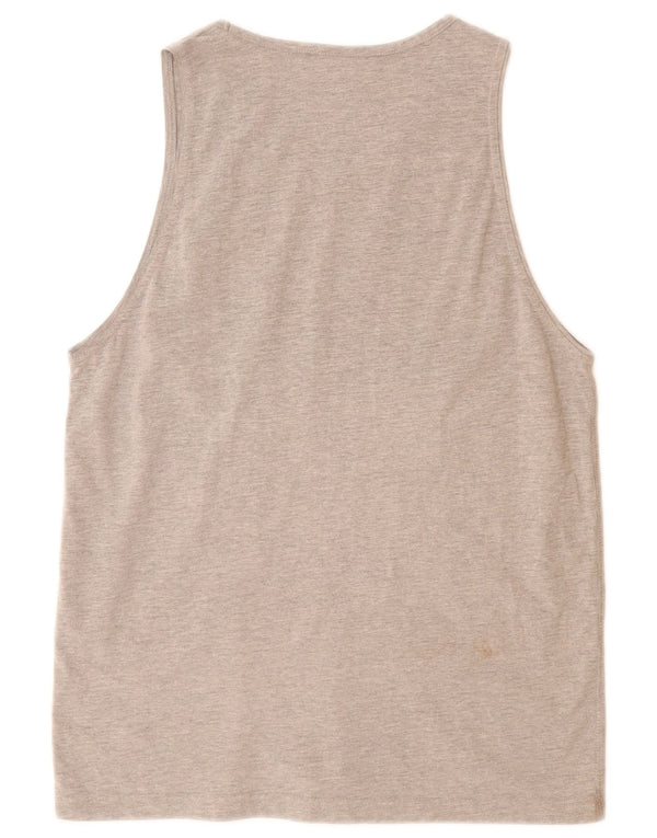 Colete gráfico ASICS para meninas 15-16 anos XL cinza manchado