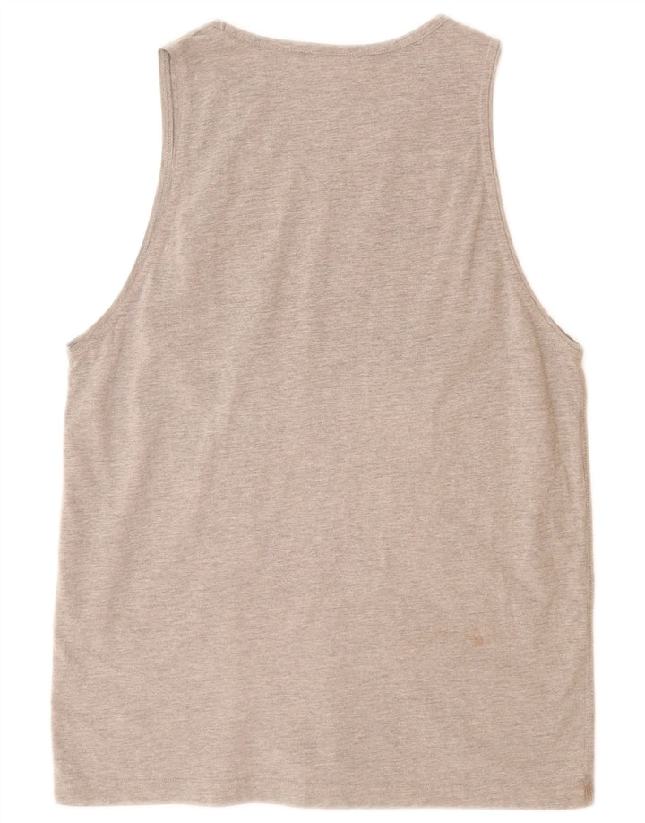 Colete gráfico ASICS para meninas 15-16 anos XL cinza manchado