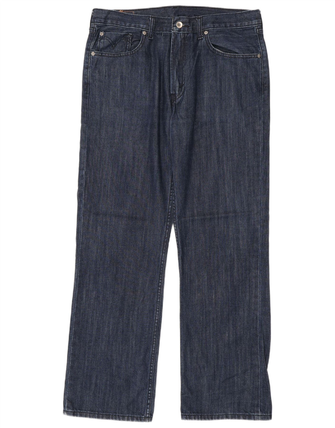 Levi's Masculino 506 Straight Jeans W36 L32 Azul Marinho Algodão