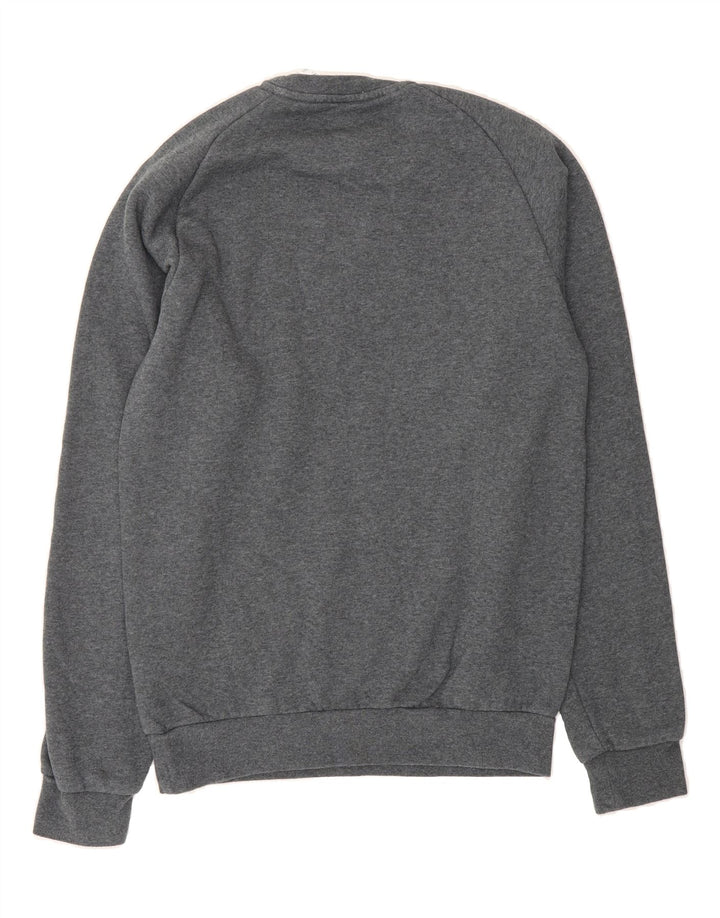 ADIDAS Mens Sweatshirt Jumper Small Grey Cotton Vintage Adidas and Second-Hand Adidas from Messina Hembry 