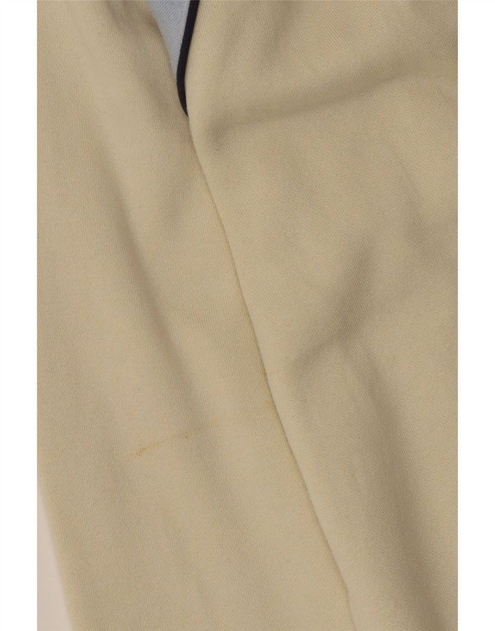 Moletom masculino FILA com zíper e gola grande em algodão colorido off white