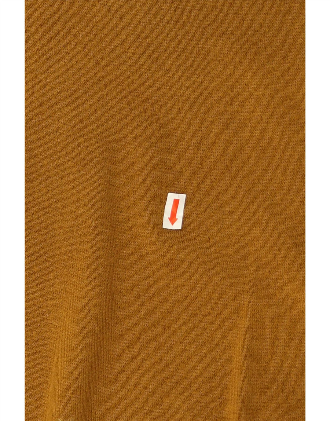Zara Suéter masculino com gola redonda e viscose amarelo médio