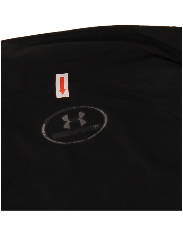 Under Armour Mens Treino Top Jacket Grande Poliéster Colorblock Preto