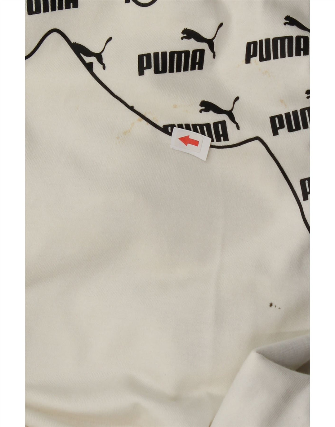 Puma Camiseta Masculina Graphic Top Pequeno Branco