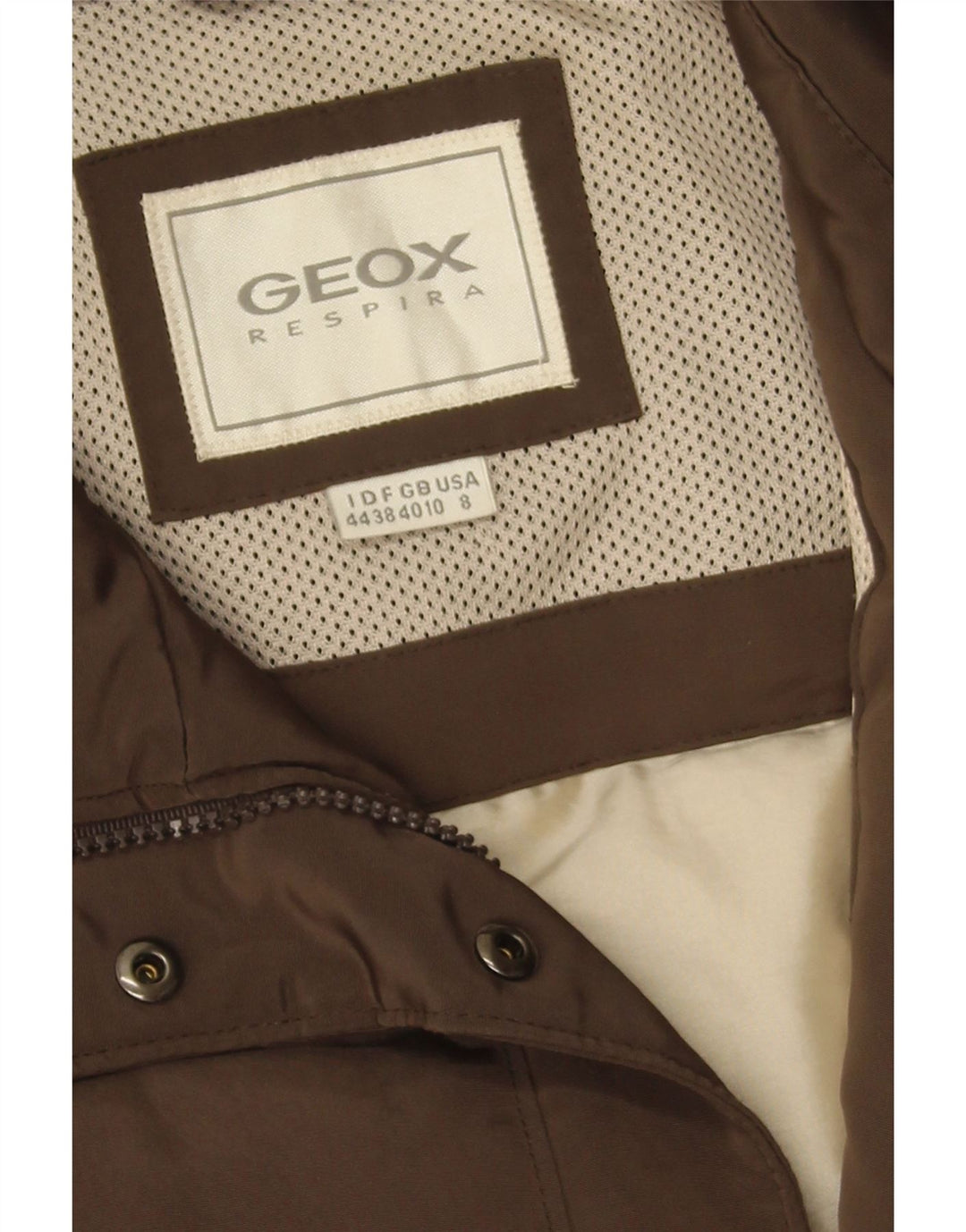 Casaco acolchoado superdimensionado feminino Geox UK 10 poliéster marrom pequeno
