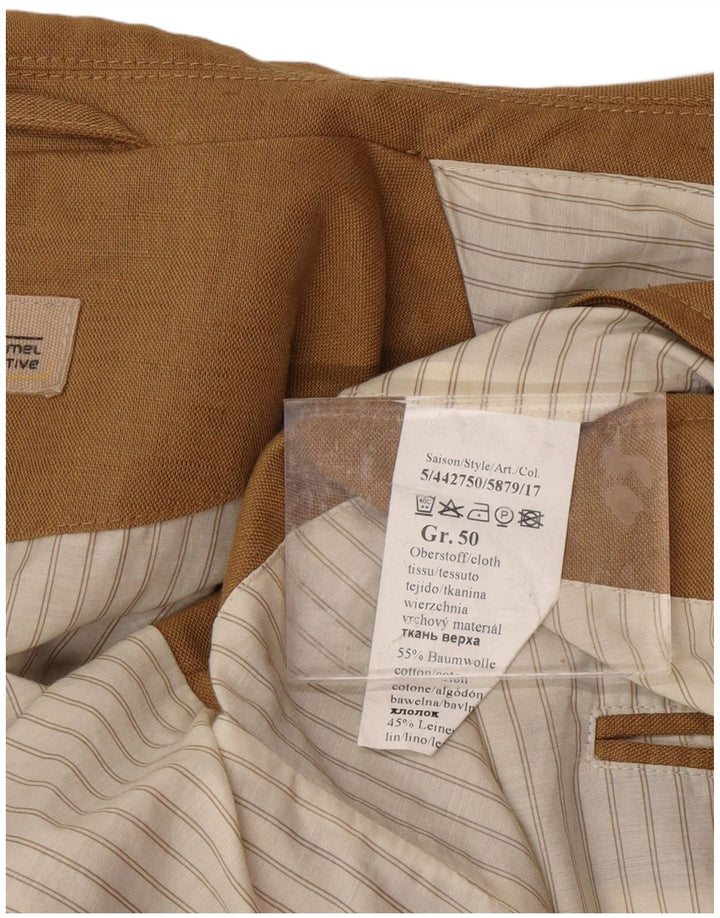 Jaqueta blazer masculina de 2 botões CAMEL ACTIVE IT 50 grande algodão bege clássico