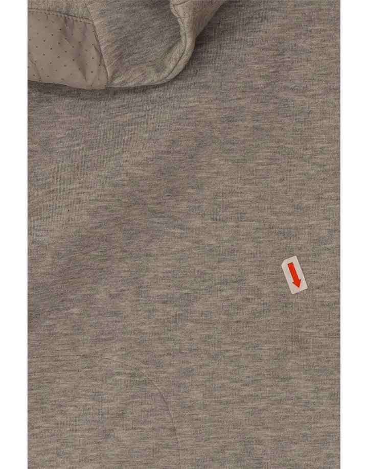 NIKE Womens Zip Hoodie Sweater UK 16 Large Grey Cotton Vintage Nike and Second-Hand Nike from Messina Hembry 