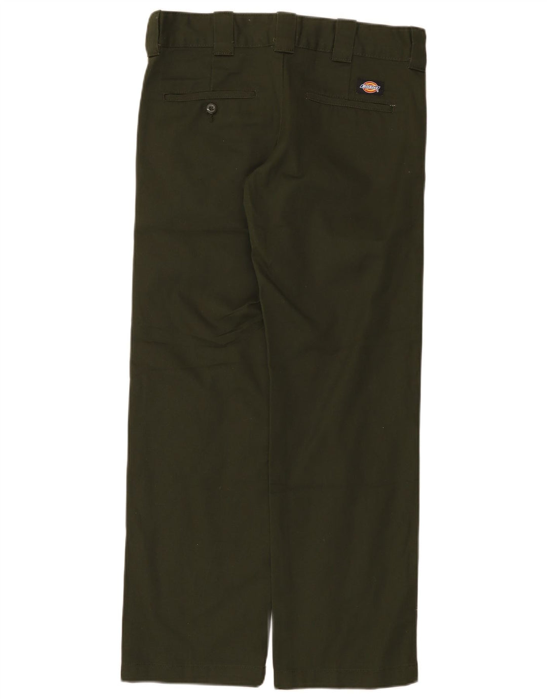 Calças Dickies Mens Straight Chino W30 L30 Poliéster Verde