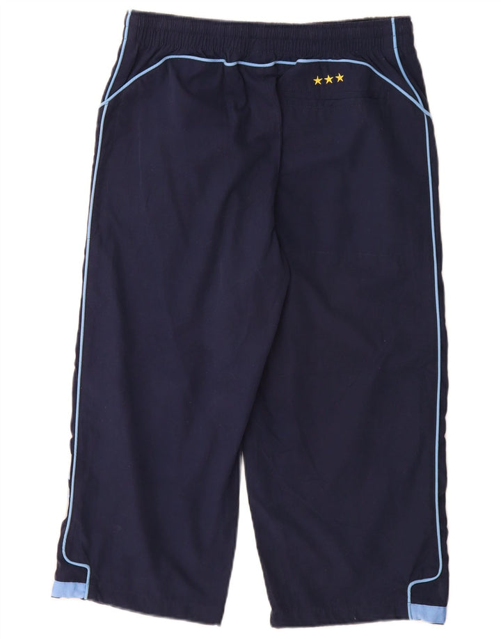 Calça de treino masculina Nike Graphic Capri médio azul marinho colorblock