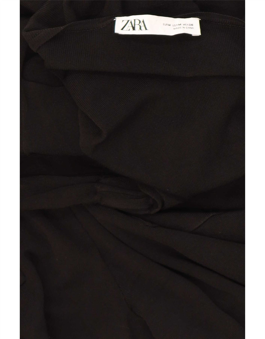 Macacão feminino Zara manga 3/4 Reino Unido 14 médio preto