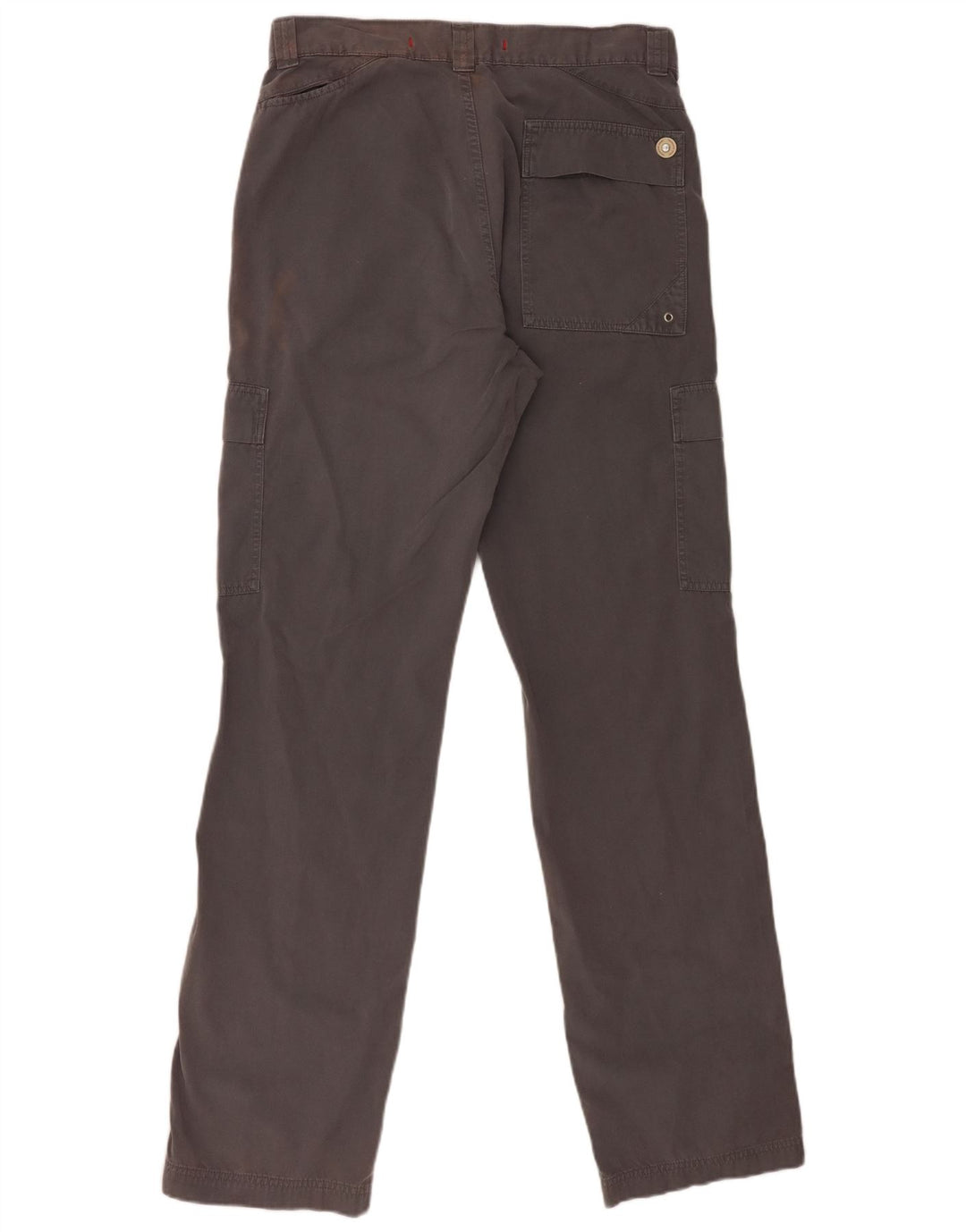 Calça cargo reta masculina Trussardi IT 48 médio W32 L32 cinza