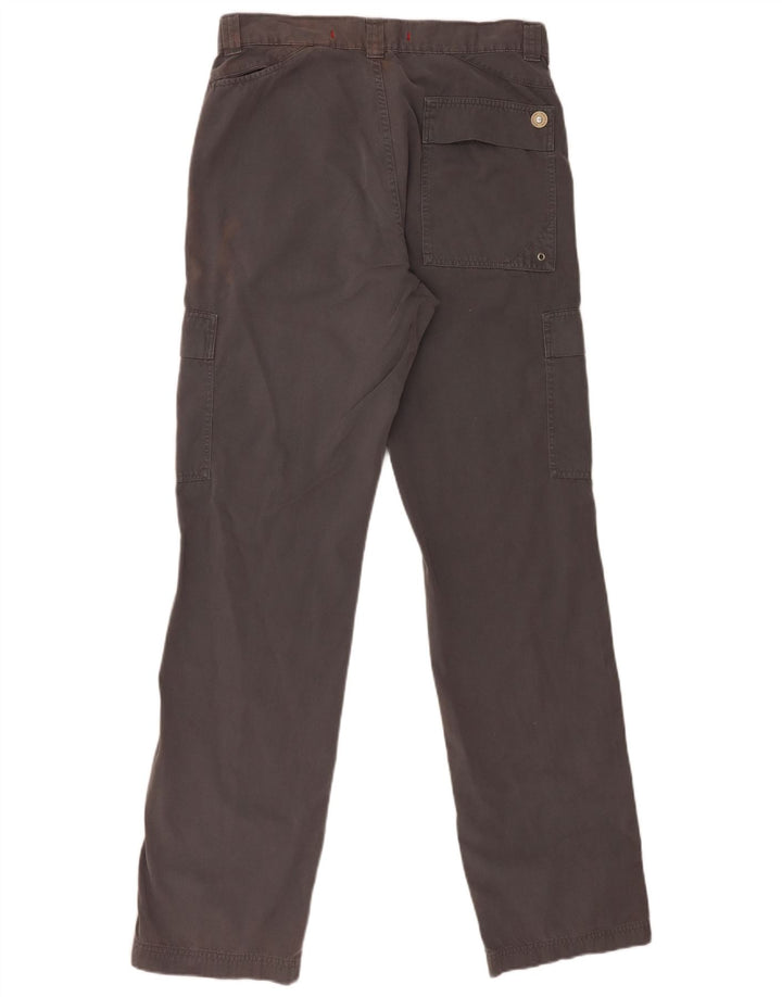 Calça cargo reta masculina Trussardi IT 48 médio W32 L32 cinza