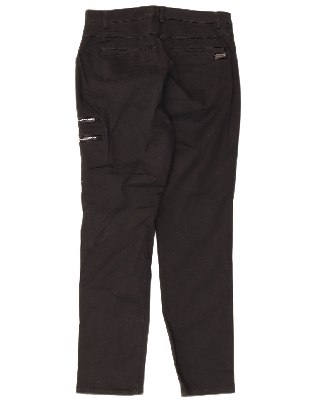 Calça cargo feminina CALVIN KLEIN US 9 médio W28 L26 algodão preto