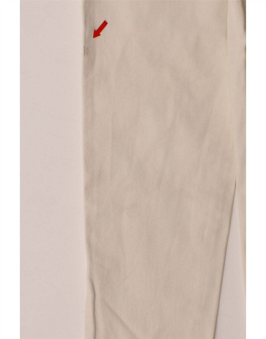 SISLEY Womens Relaxed Elegance Tapered Jeans W28 L28 White Cotton Vintage Sisley and Second-Hand Sisley from Messina Hembry 