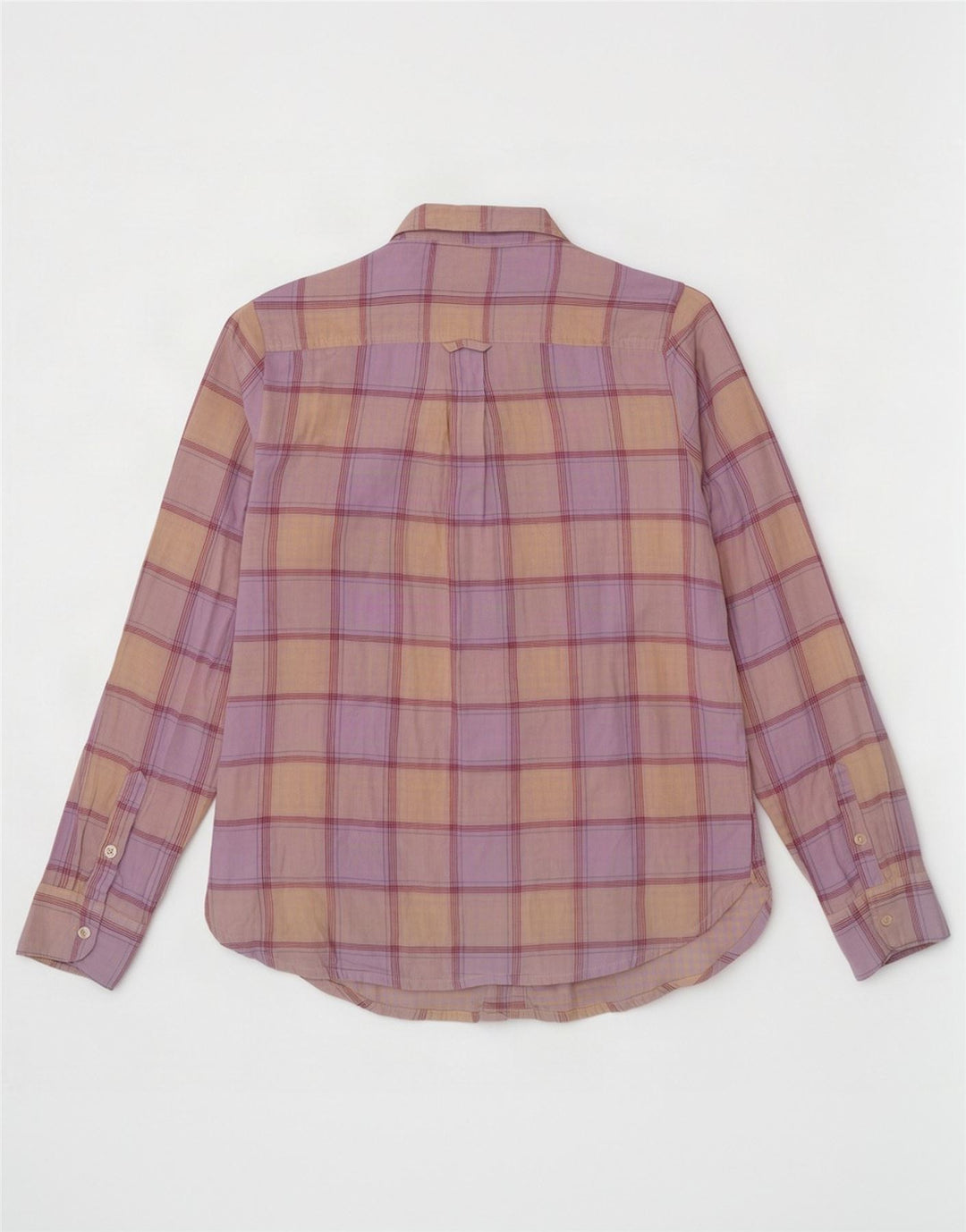 Camisa feminina Fat Face UK 12 algodão xadrez médio multicolorido