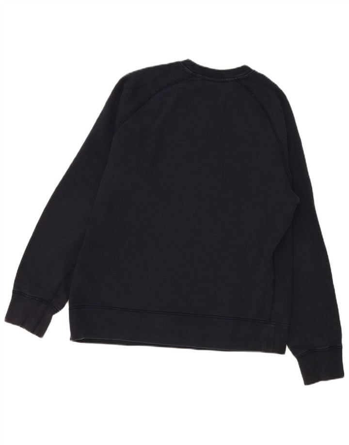 Moletom gráfico masculino Nike Jumper grande algodão azul marinho