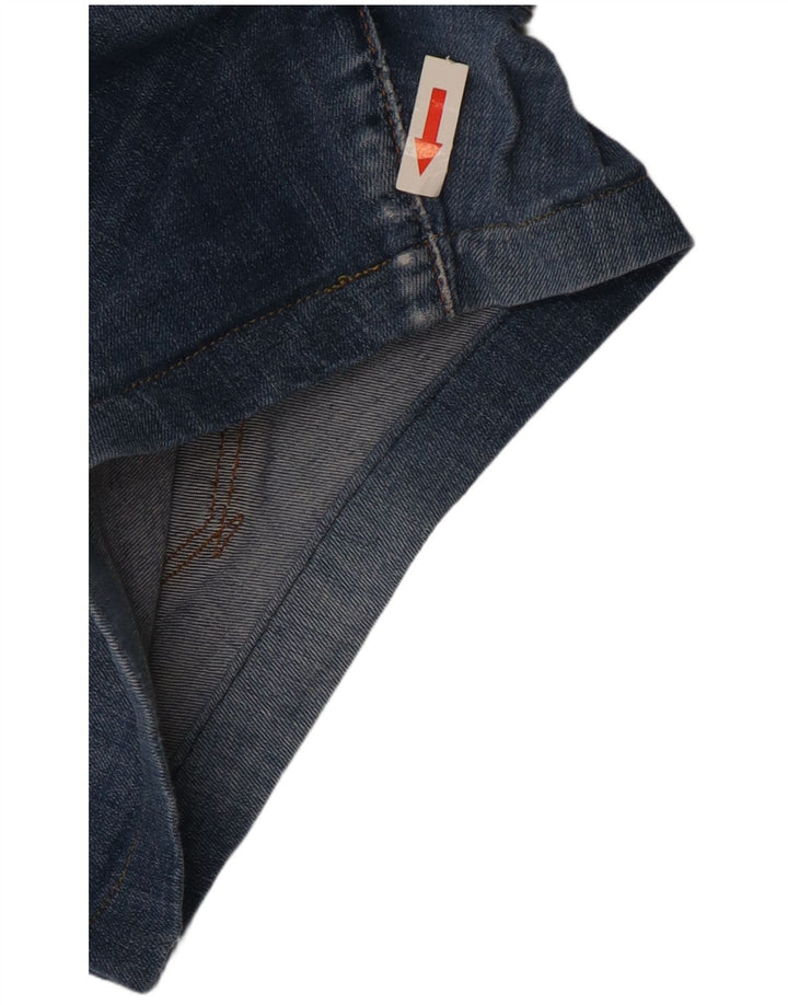 Shorts jeans feminino Trussardi W34 grande azul marinho