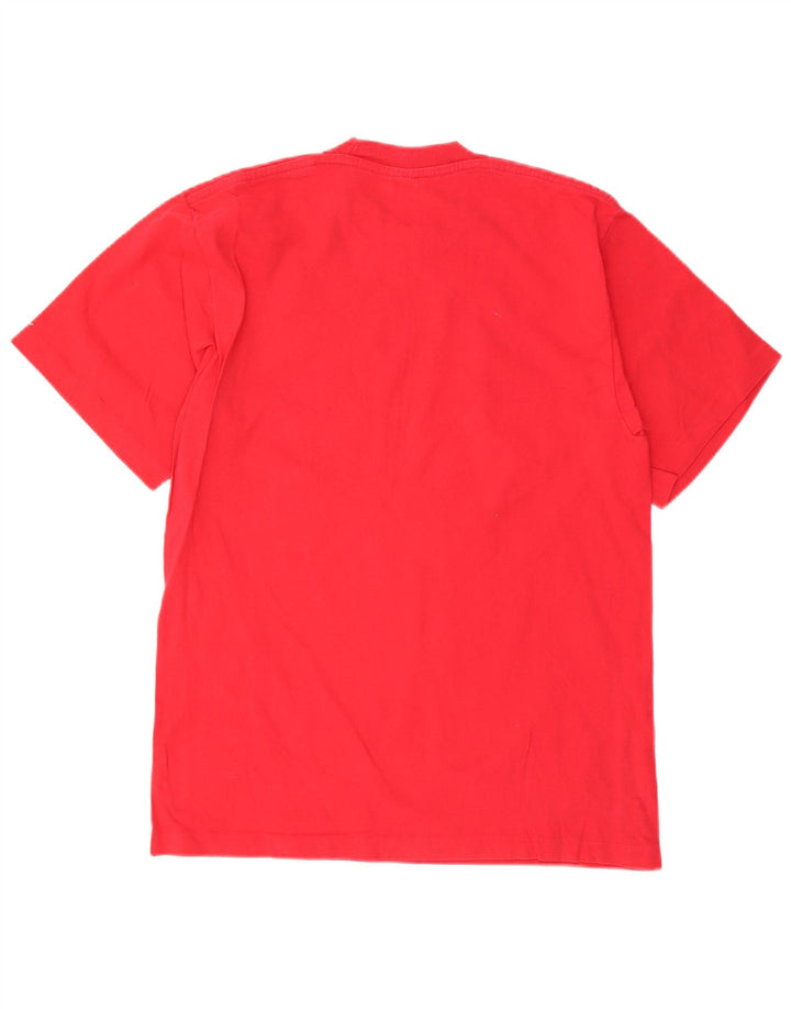 Camiseta gráfica masculina Champion Top Médio Vermelho
