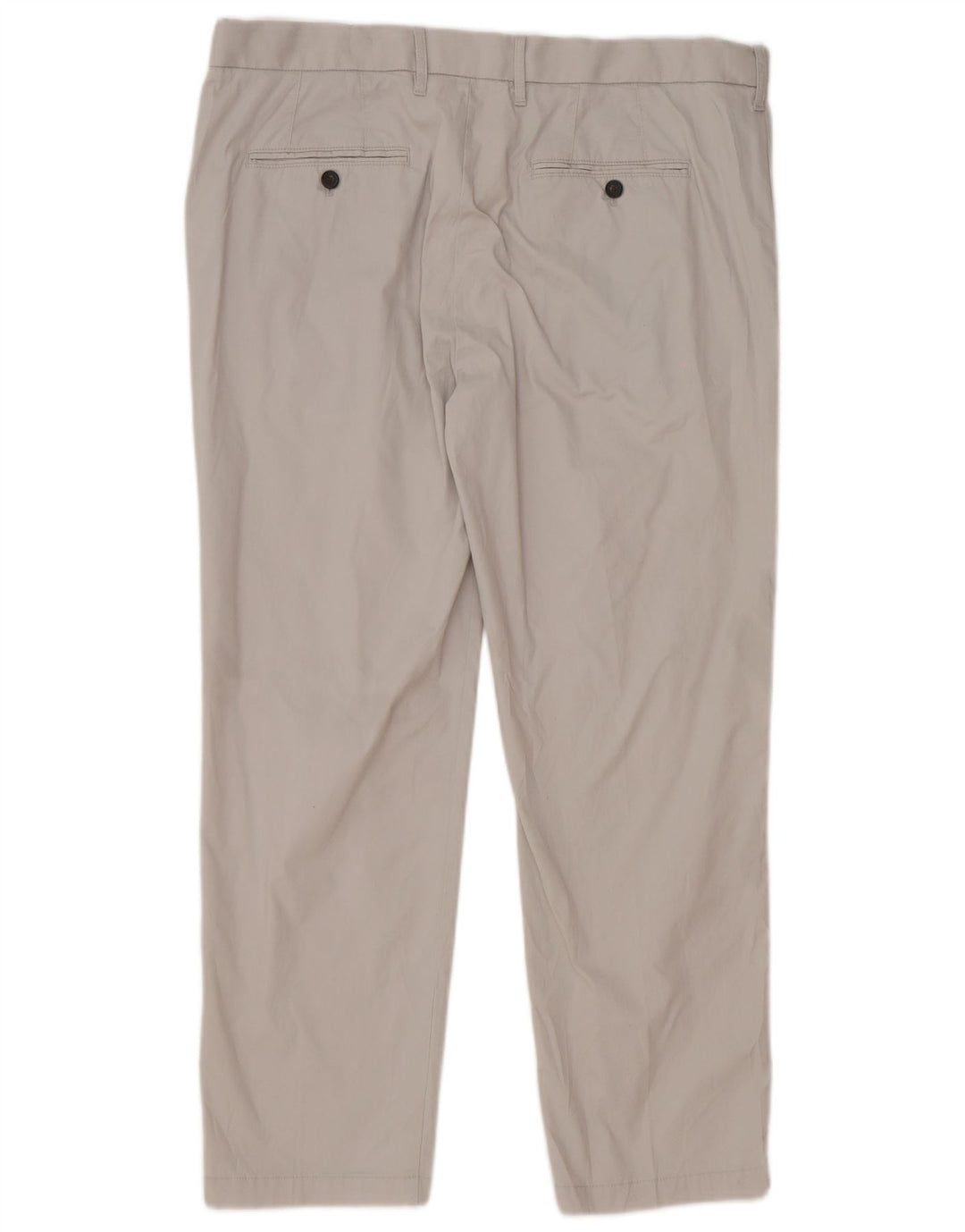 Calça Chino Masculina Marks & Spencer Regular Fit W38 L29 Algodão Cinza