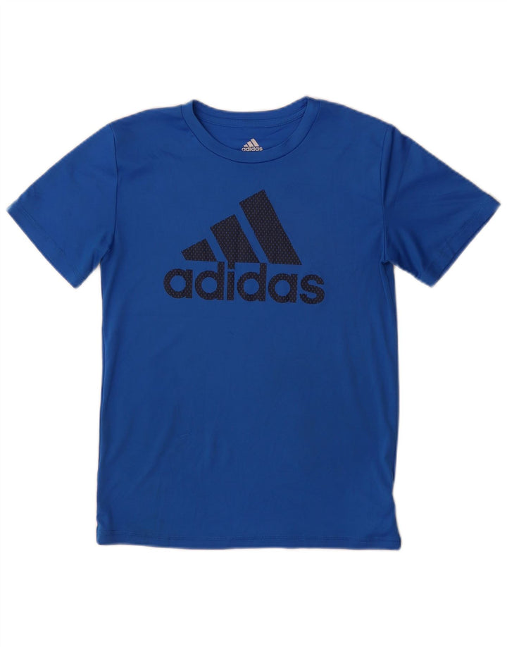 Camiseta Adidas Meninos Graphic Top 10-11 Anos Azul Médio