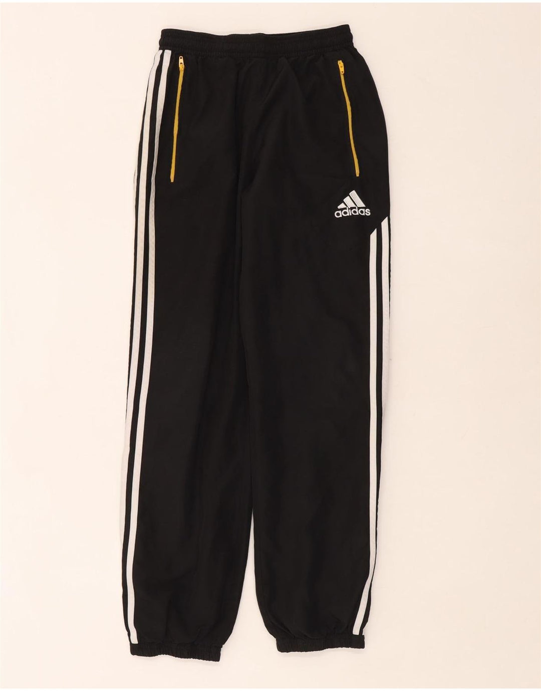 Adidas meninos calças de treino joggers 13-14 anos preto poliéster