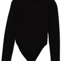 Macacão feminino de manga comprida Zara UK 8 pequeno preto poliamida