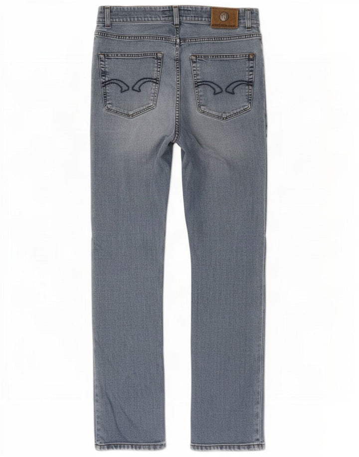 Jeans retos femininos Trussardi W32 L32 azul