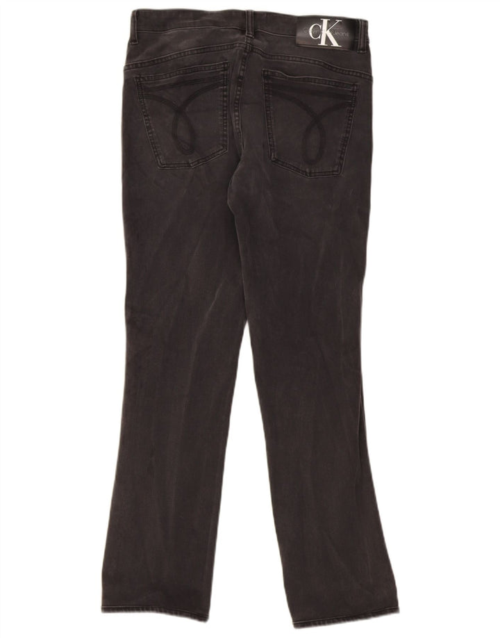 Calça jeans reta masculina CALVIN KLEIN W32 L28 algodão preto
