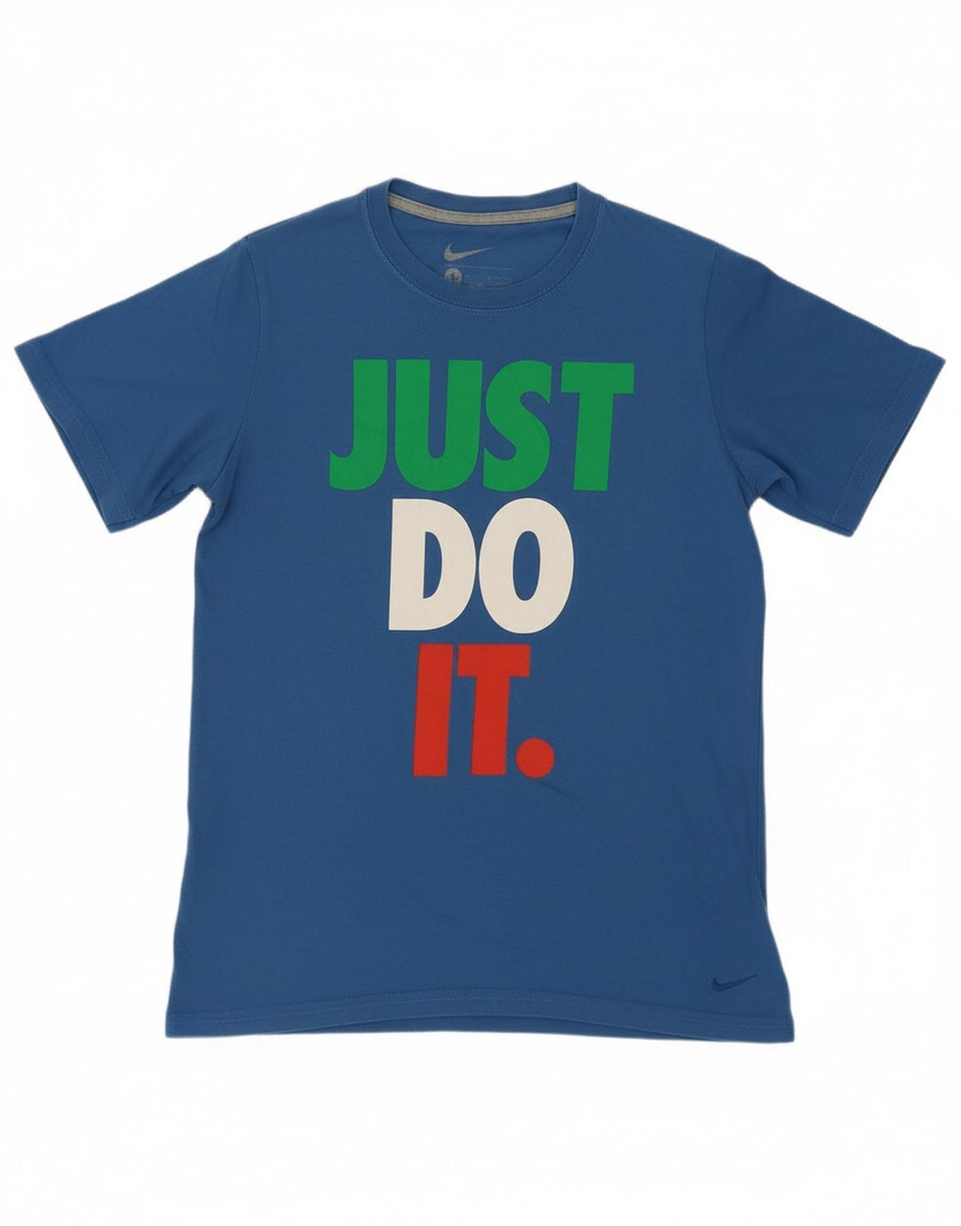 Camiseta gráfica masculina NIKE 12-13 anos grande azul