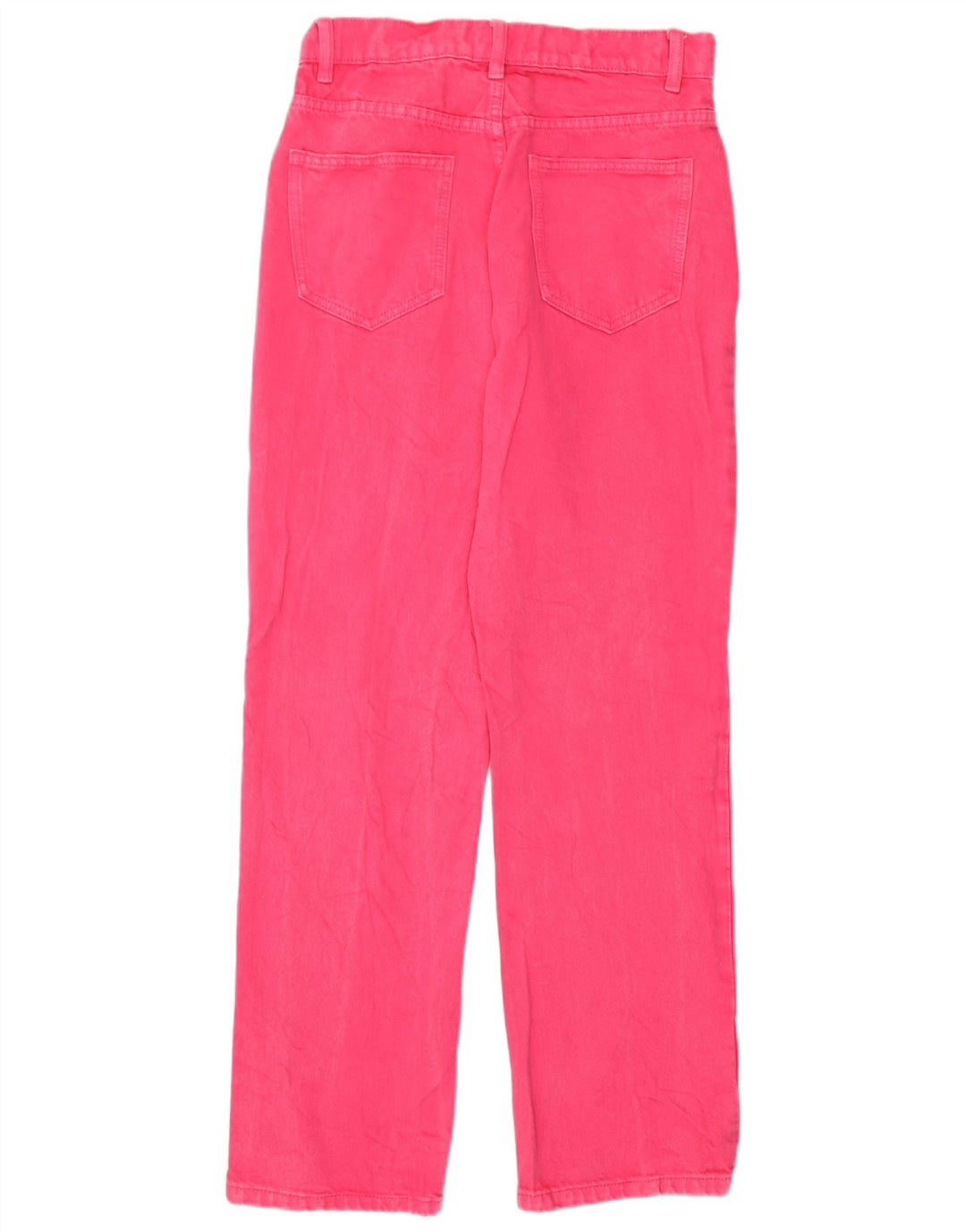 Calça jeans reta feminina Zara EU 38 pequena W28 L29 rosa