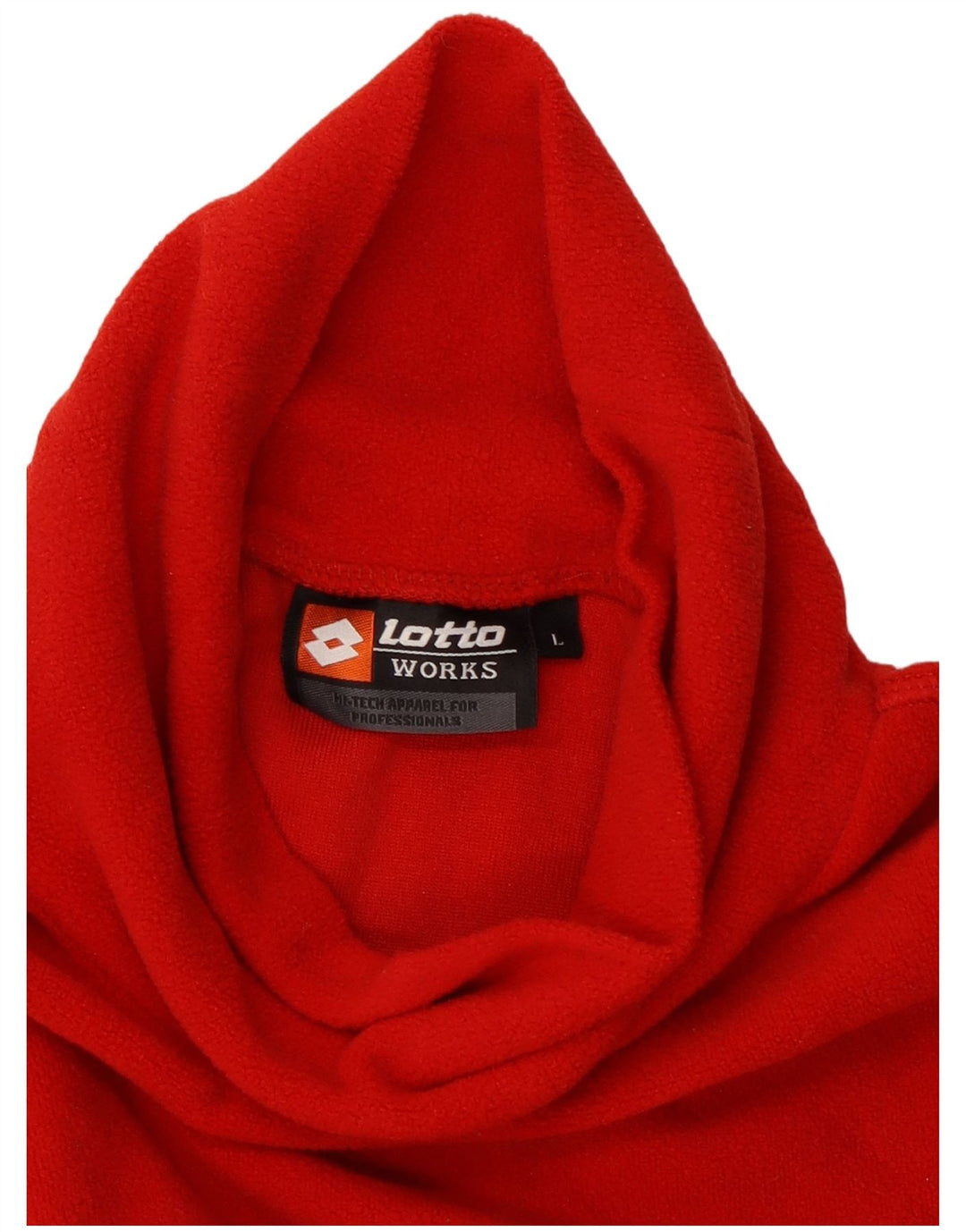 LOTTO Mens Fleece Jumper Grande Poliéster Vermelho