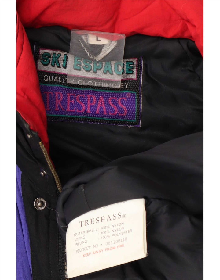 Jaqueta de esqui masculina Trespass Graphic UK 40 grande bloco colorido multicolorido