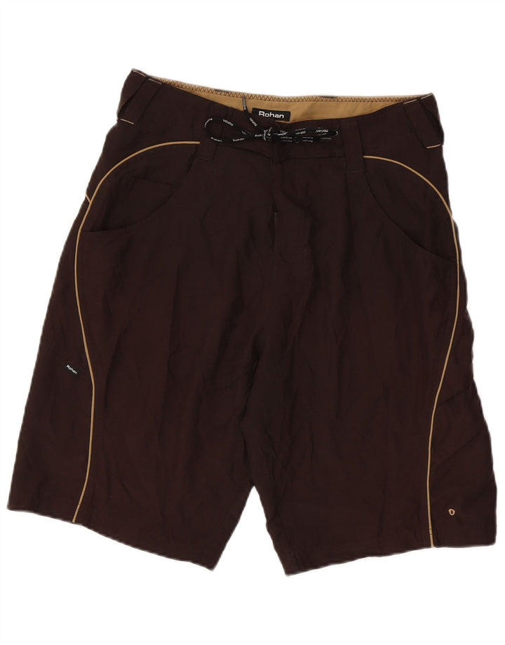Shorts de natação masculino Rohan W32 poliéster marrom médio
