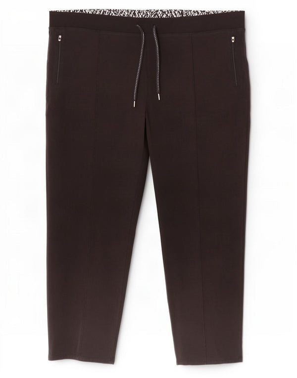 Calça de treino feminina Marks & Spencer Reino Unido 24 4XL algodão preto